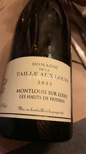 Vallée de la Loire Montlouis-sur-loire Domaine La Taille aux Loups Les Hauts de Husseau 2023