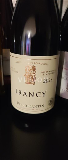 Burgundy Irancy Benoît Cantin 2023