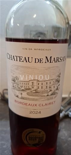 Bordeaux Bordeaux clairet Château Marsan 2024