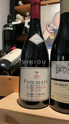Burgundi Pommard Comte Armand Clos des Epeneaux Monopole 2016