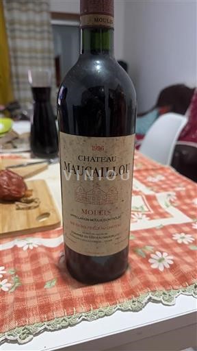 Bordeaux Moulis-en-Médoc Chateau Maucaillou 1996