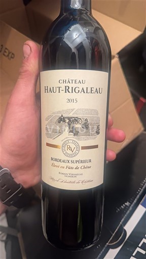 Bordeaux Bordeaux Supérieur Château Haut-Rigaleau 2015
