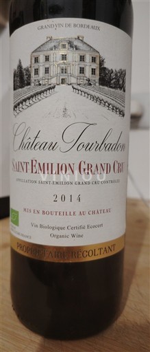 Bordeaux Saint-Émilion Grand Cru Grand Cru Château Tourbadon 2014