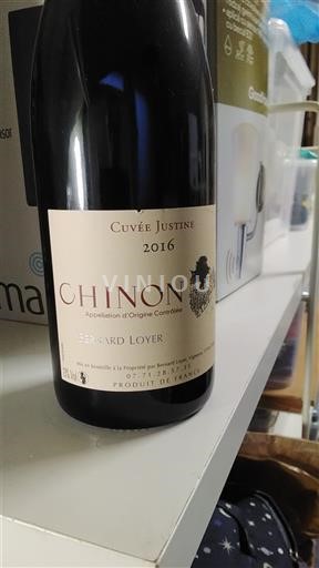 Loire Valley Chinon Bernard Loyer Justine 2016