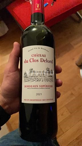Bordéus Bordeaux Superior Château Clos Delord 2021