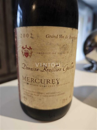 Bourgondië Mercurey Domaine Bouillier Guillet 2002