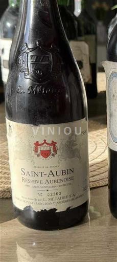 Borgogna Saint-Aubin L. Metairie Réserve Aubenoise Senza annata