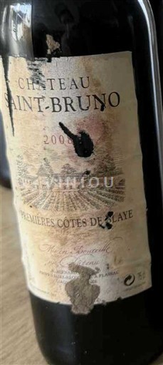 Bordeaux Not Specified Château Saint-Bruno 2008