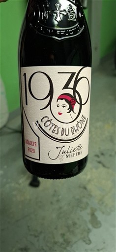 Thung lũng Rhône Côtes-du-rhône Juliette Meffre 1936 2023