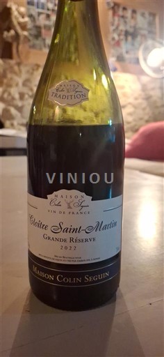 Bordeaux Maison Colin Seguin Cloître Saint-Martin Grande Réserve 2022
