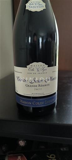 Bordeaux Maison Colin Seguin Cloître Saint-Martin Grande Réserve 2022