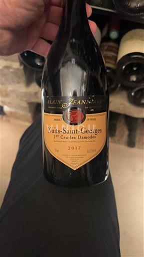 Burgundi Nuits-saint-georges Premier Cru Alain Jeanniard 1er Cru Les Damodes 2017