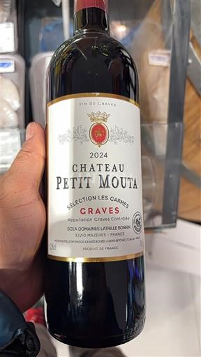 Bordeaux Graves Château Petit Mouta Sélection Les Carmes 2024