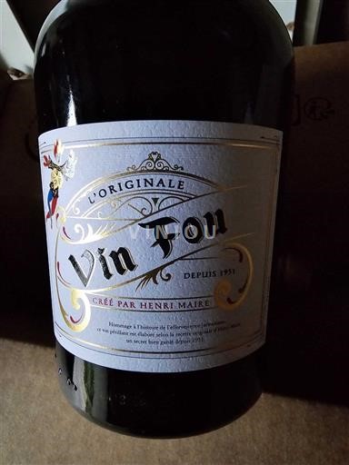 Jura Henri Maire L'Originale Vin Fou Neročník