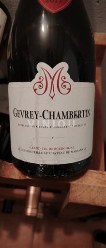 Bourgogne Gevrey-chambertin Château Marsannay 2017
