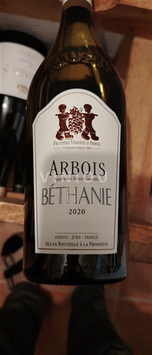 Jura Arbois Fruitière Vinicole Arbois Béthanie 2020