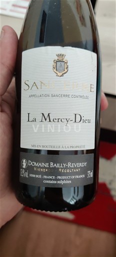 Valle del Loira Sancerre Domaine Bailly-Reverdy La Mercy-Dieu Sin añada