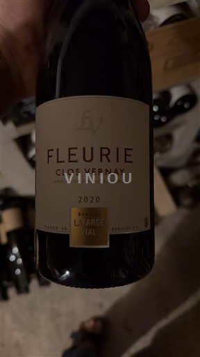 Beaujolais Fleurie Domaine Lafarge Vial Clos Vernay 2020