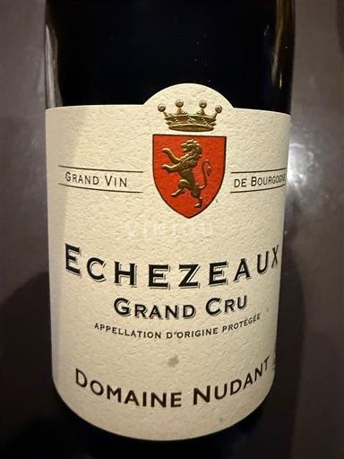 Bourgogne Échézeaux Grand Cru Domaine Nudant Non Millésimé