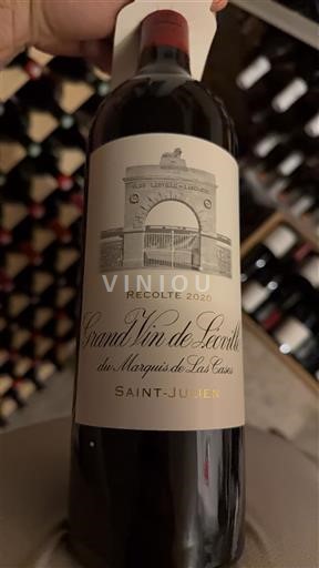 Bordeaux Saint-Julien Grand Cru Château Léoville-Las Cases Grand Vin de Léoville du Marquis de Las Cases 2020
