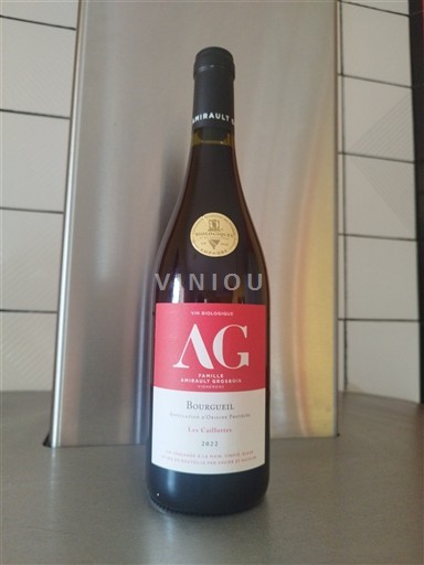 Loiren laakso Bourgueil Amirault-Grosbois Les Collinières 2022