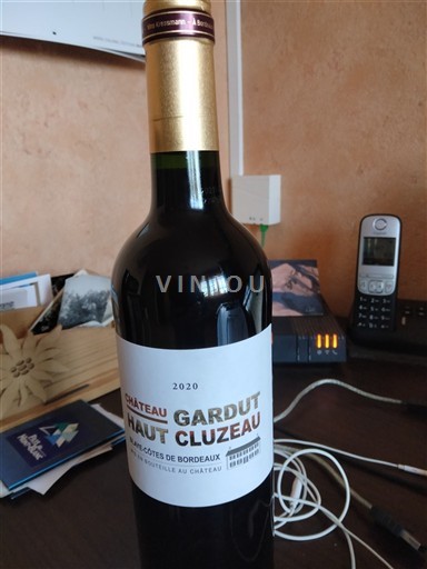 Bordeaux Côtes-de-Bordeaux Château Gardut Haut Cluzeau 2020