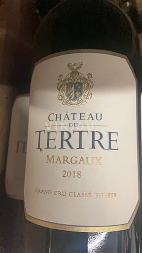 Bordeaux Margaux Grand Cru Château Tertre 2018