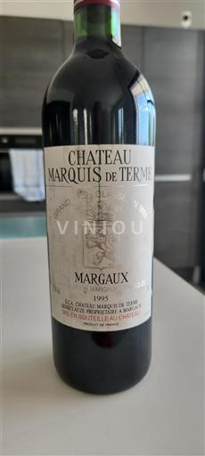 Bordeaux Margaux Chateau Marquis de Terme 1995