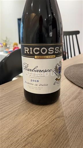 Piemonte Barbaresco Ricossa Antica Casa 2018