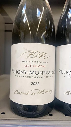 Bourgogne Puligny-montrachet Bertrand de Muncy Les Cailloutins 2022