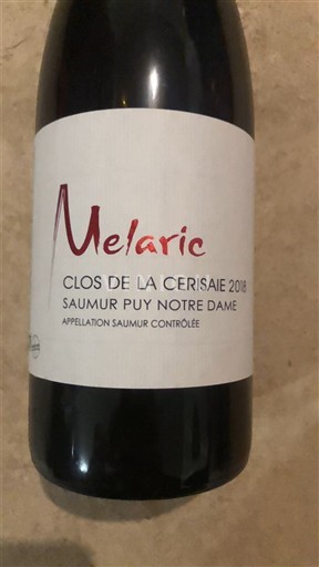 Thung lũng sông Loire Saumur Puy-Notre-Dame Melaric Clos de la Cerisaie 2018