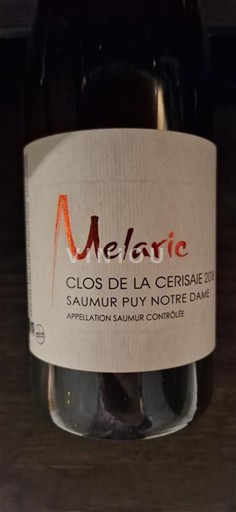 Thung lũng sông Loire Saumur Puy-Notre-Dame Melaric Clos de la Cerisaie 2018
