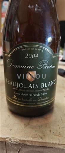 Beaujolais Niet gespecificeerd Domaine Paquet élevée en Fût de Chêne 2004