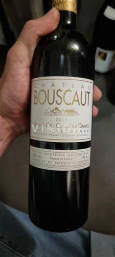 Burdeos Pessac-Léognan Château Bouscaut 2001
