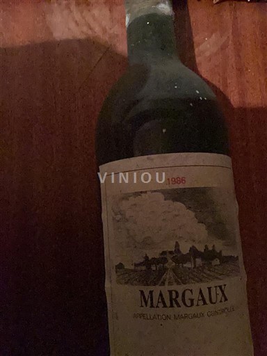 Bordeaux Margaux Lancie 1986