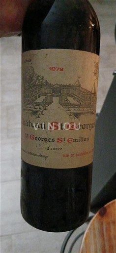 Burdeos Saint-Georges-Saint-Émilion Château St. Georges 1978