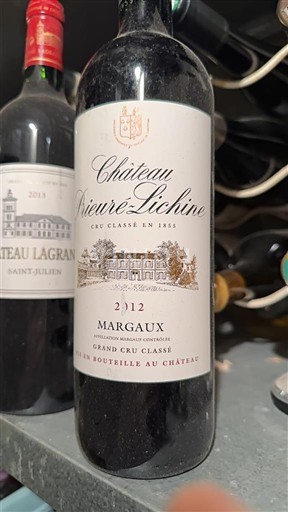 Bordeaux Margaux Grand Cru Château Prieuré-Lichine 2012
