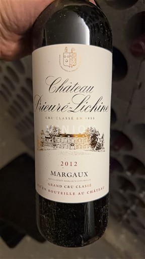 Bordeaux Margaux Grand Cru Château Prieuré-Lichine 2012