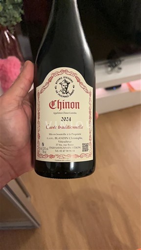 Valle del Loira Chinon EARL Blandin de Chalais traditionnelle 2024