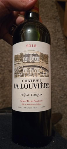 Bordéus Pessac-Léognan Château La Louvière 2016