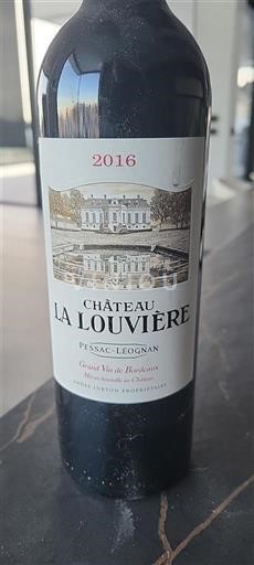 Bordeaux Pessac-Léognan Château La Louvière 2016