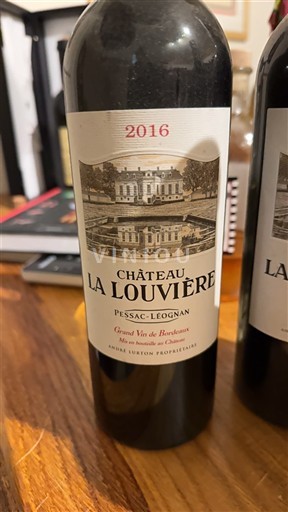 Burdeos Pessac-Léognan Château La Louvière 2016