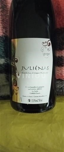 Beaujolais Juliénas EARL Méhu 2020