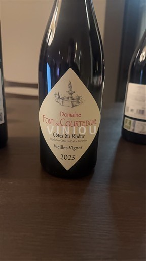 Vallée du Rhône Côtes-du-rhône Domaine Font de Courtedune Vieilles Vignes 2023