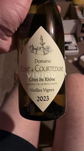 Údolí Rhôny Côtes-du-Rhône Domaine Font de Courtedune Vieilles Vignes 2023
