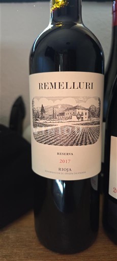 La Rioja Rioja Remelluri Reserva 2017