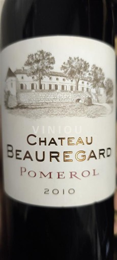 Bordeaux Pomerol Chateau Beauregard 2010
