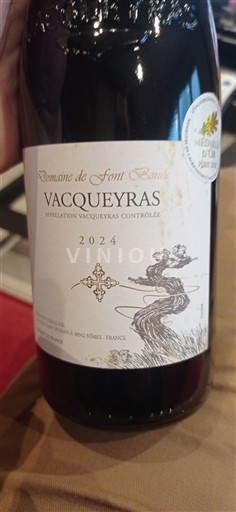 Rhônedalen Vacqueyras Domaine Font Bonne 2024