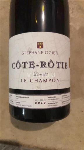 Thung lũng Rhône Côte-rôtie Stéphane Ogier Le Champon 2019