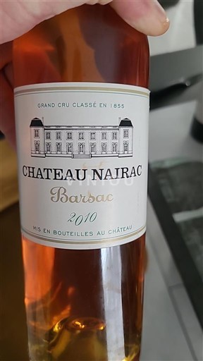 Burdeos Barsac Grand Cru Château Nairac 2010